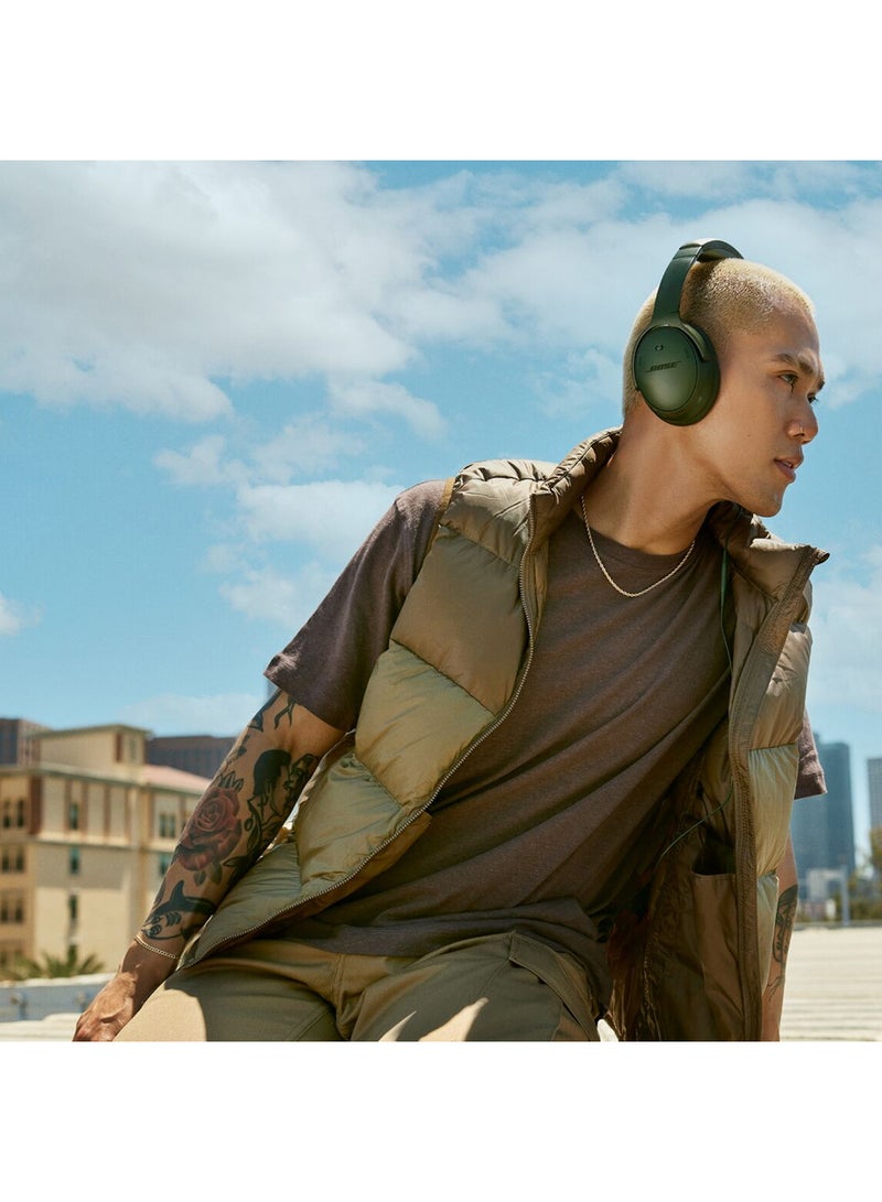 BOSE - QuietComfort Wireless Noise Cancelling Headphones Bluetooth Over Ear Headphones with Up To 24 Hours of Battery Life Cypress Green - Image 1