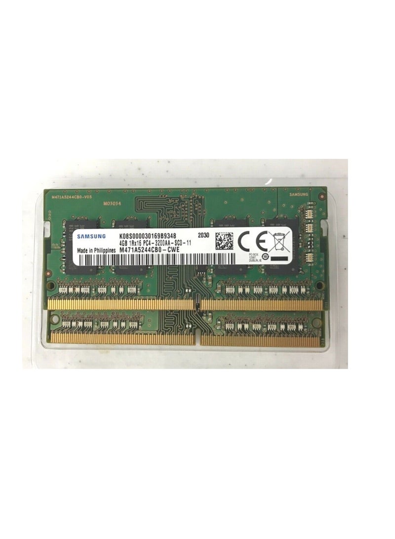 Samsung - 4GB DDR4 PC4-3200AA 3200MHz 260 Pin SoDIMM Laptop RAM M471A5244CB0-CWE - Image 1