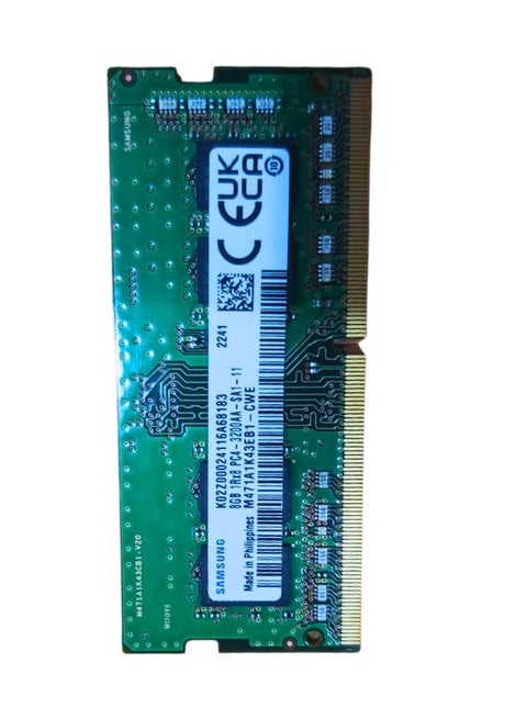 8GB PC4-25600 DDR4-3200 SODIMM Memory M471A1K43DB1CWE