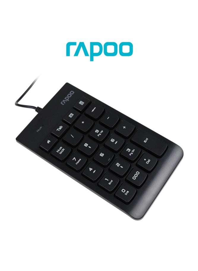 Rapoo - Numeric Keyboard K10 Black - Image 1