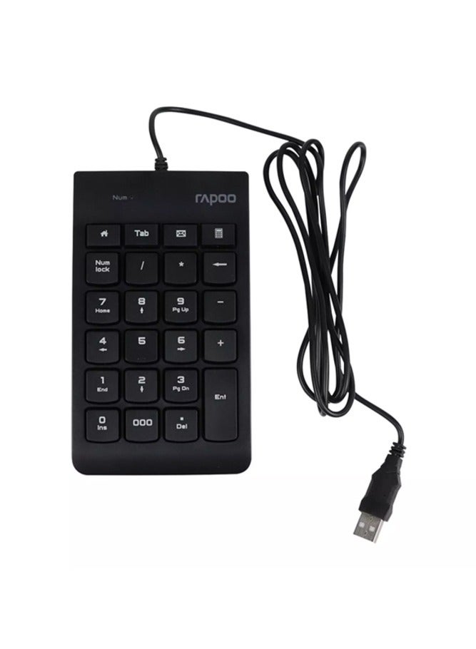 Rapoo - Numeric Keyboard K10 Black - Image 1