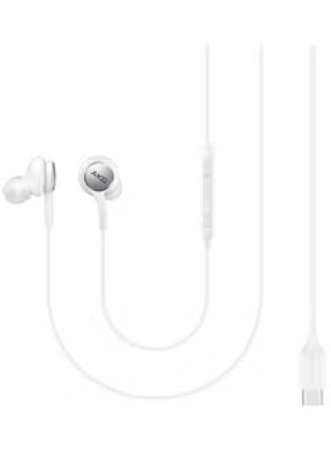 Samsung Type-C In-Ear Earphones White - Image 1
