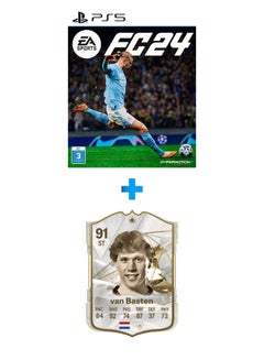 Fc 24 Sports Playstation 5 With Egygamer Van Basten Fc 24 Card Portrait