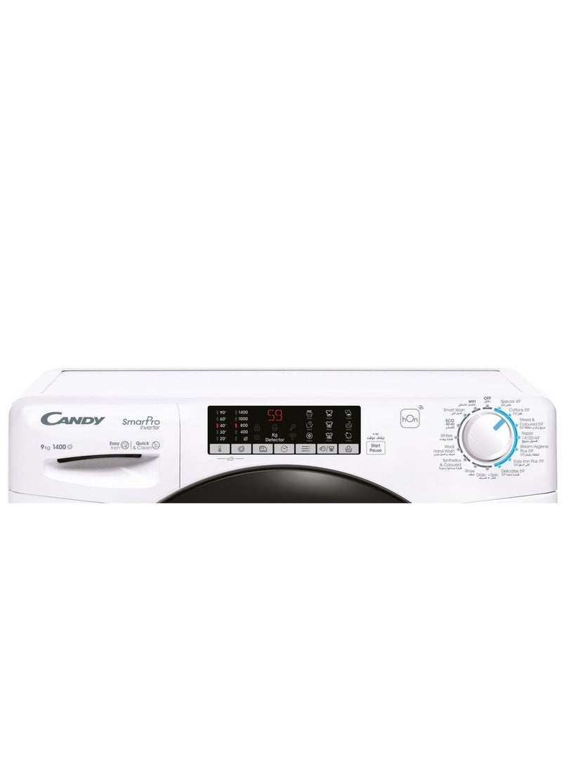 CANDY Front Load Washer 9 kg CSO496TWMB-19 White - Image 2