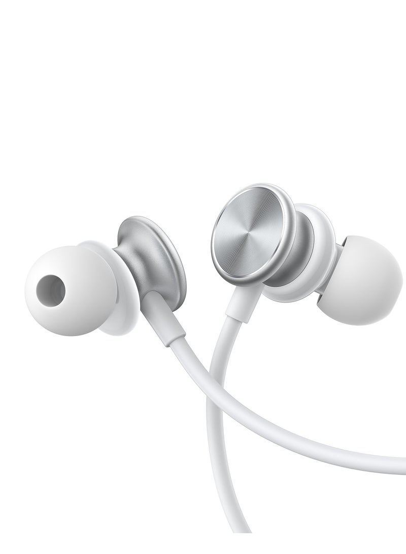 JOYROOM - JOYROOM JR-EW03 3.5mm In-Ear Metal Wired Earphone, Length: 1.2m white - Image 1