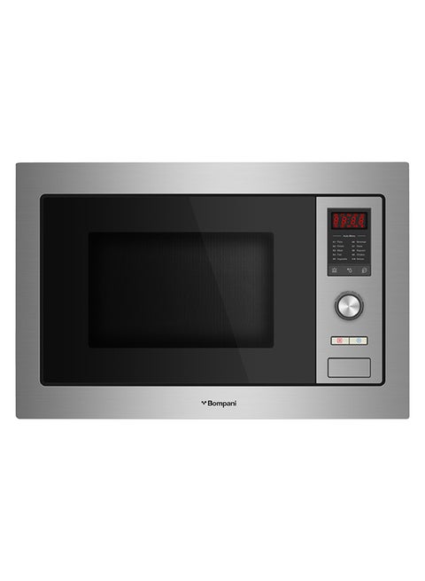 Built-In Microwave With Grill - Digital Control, Push Button Door, Stainless Steel Interior/Exterior - 25 L 1450 W BO243MXE Silver