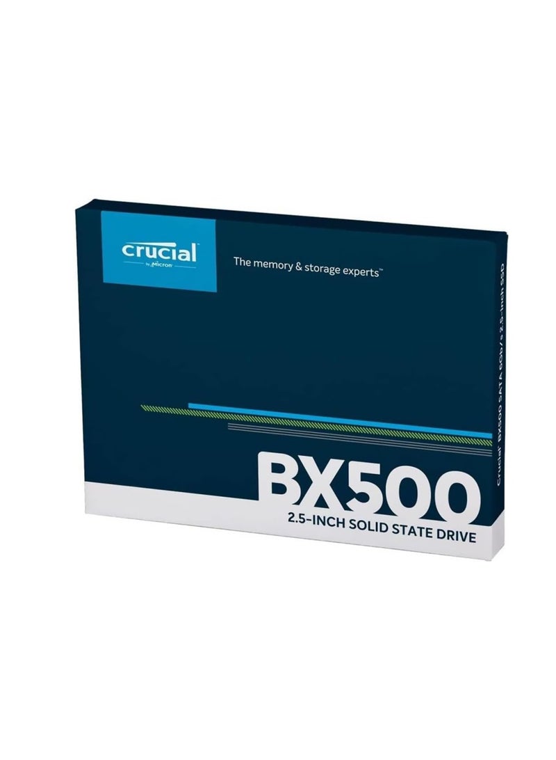 كروشيال - BX500 3D NAND SATA 2.5 بوصة Ssd محرك الحالة الصلبة الداخلي لأجهزة الكمبيوتر المحمولة وأجهزة الكمبيوتر المكتبية - Image 1