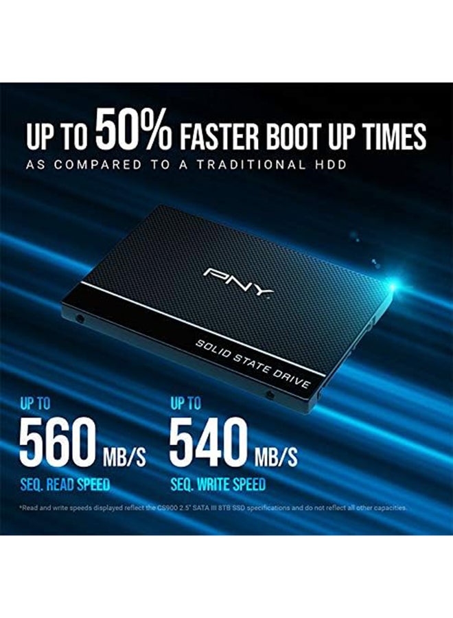 PNY CS900 500GB 3D NAND 2.5" SATA III Internal Solid State Drive (SSD) - (SSD7CS900-500-RB) 500 GB - Image 3