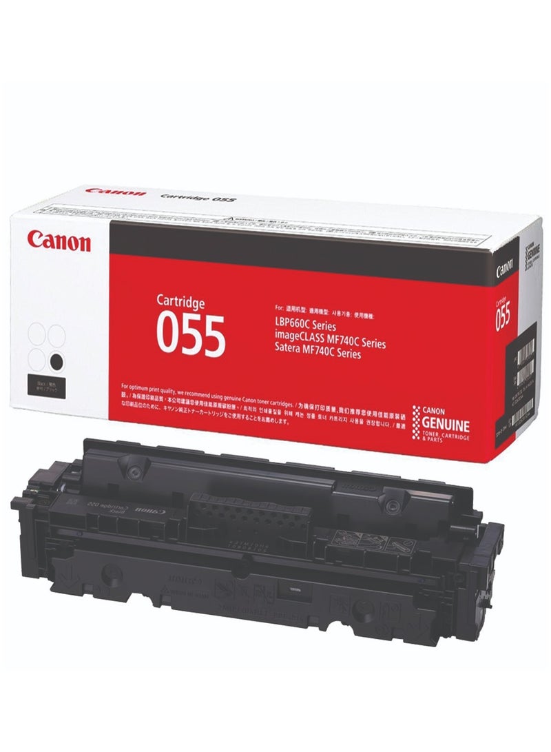 Canon Genuine Toner, Cartridge 055 (3016C001) 1 Pack, For Color imageCLASS MF741Cdw, MF743Cdw, MF745Cdw, MF746Cdw, LBP664Cdw Laser Printers Black - Image 2