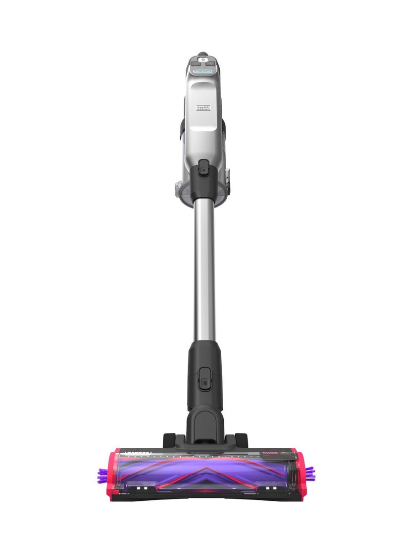 BLACK+DECKER Cordless Stick Vacuum, Digital Motor, 21.6V/86Wh, No Loss Suction, Dual Filter System, Pet Hair Attachment, Converts to Handheld, Summit Series 750 ml 86.4 W BHFEA640WP-GB Grey/Purple  - Image 2