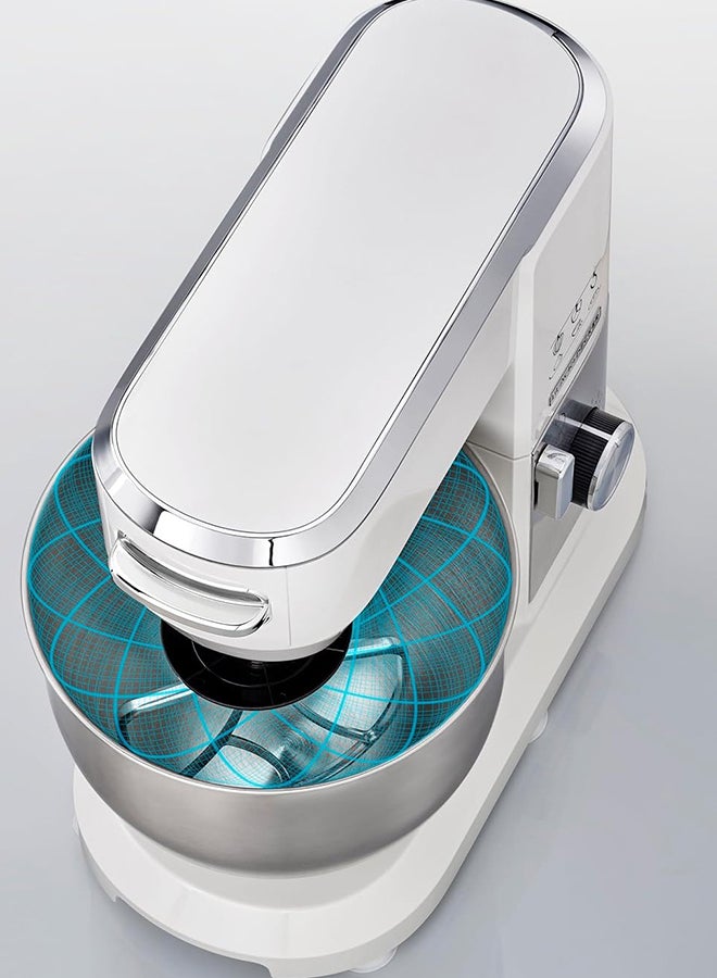 بلاك اند ديكر عجانه  1000 واط، 6 ليتر، ملحقات مختلفة، مع وعاء من الفولاذ المقاوم للصدأ،  10 إعدادات للسرعة،عجان مثالي للخلط والعجن، MKM100-B5 6 L 1000 W MKM100-B5 - Image 5