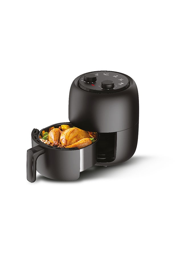 Sanford - Compact Air Fryer for Fast Crispy Cooking with Roast, Bake, Grill Functions, 5 modes, Adjustable Temperature, Timer 3.5 L 1400 W SF2457AF BS Black - Image 1