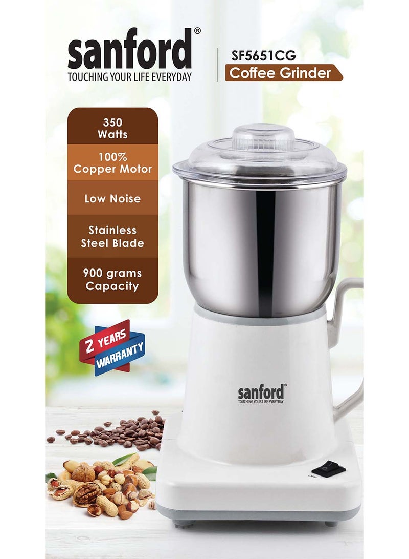 Sanford SANFORD COFFEE GRINDER 200 WATTS 0.9 kg 200 W SF5651CG BS White  - Image 4