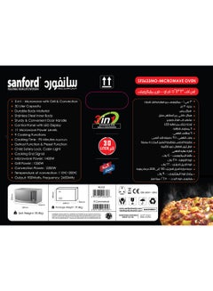 Sanford SANFORD MICROWAVE OVEN 30.0 LT WITH CONVECTION 30 L 2200 W SF5633MO BS Silver  - Image 4