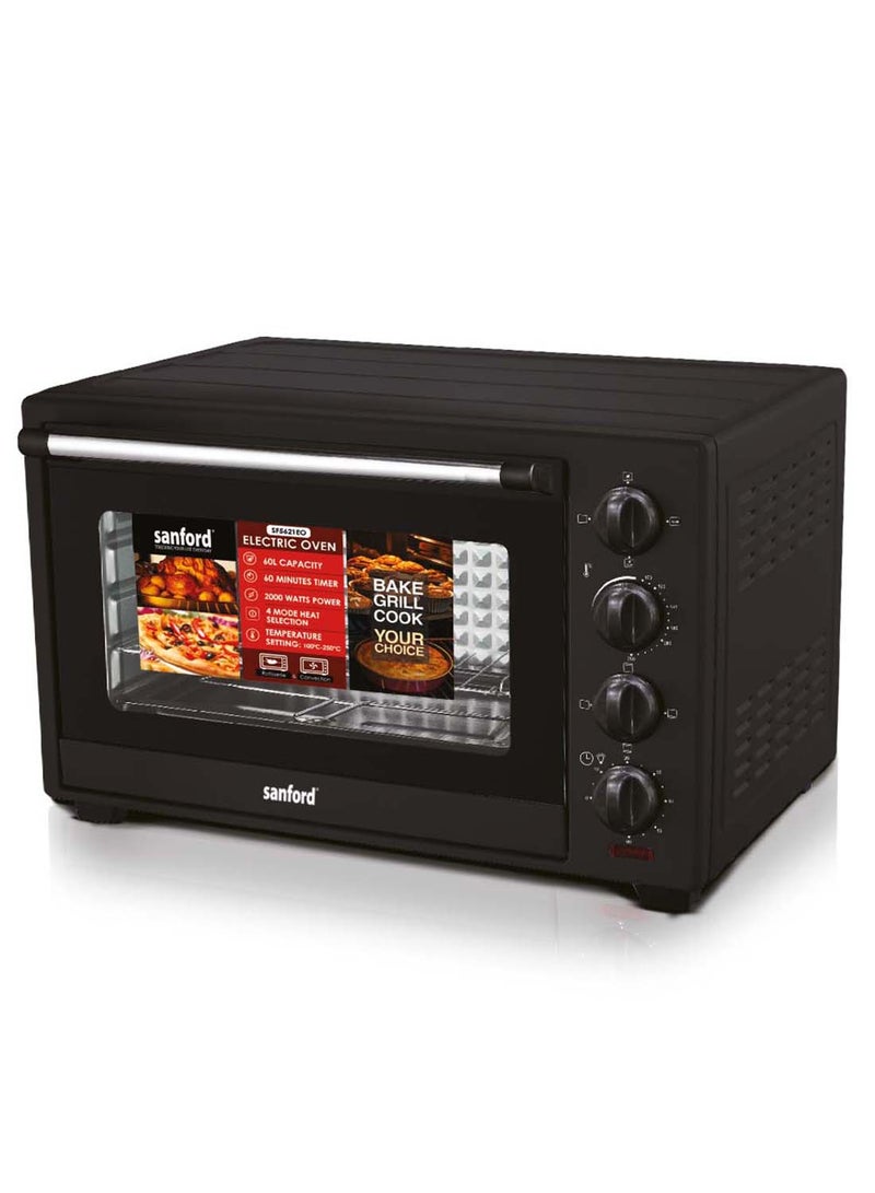 SANFORD ELECTRIC OVEN 60.0 LITRE 60 L 2000 W SF5621EO BS Black - pnsku/N70009105V/45/_/1697215465/05e1572e-bb0c-402d-b223-3815133eb90d