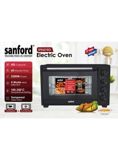 Sanford SANFORD ELECTRIC OVEN 60.0 LITRE 60 L 2000 W SF5621EO BS Black  - Image 1
