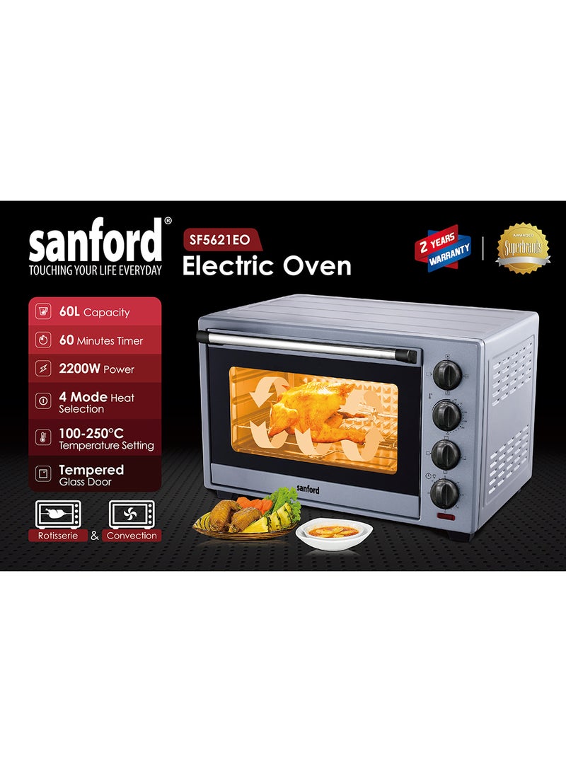 SANFORD ELECTRIC OVEN 60.0 LITRE 60 L 2000 W SF5621EO BS Black - pnsku/N70009105V/45/_/1697215467/c689e927-cdf0-4d23-a72c-303e5390d558