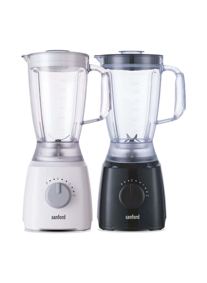 Sanford 2 IN 1 Dry & Mix Blender with 1.8L Plastic Jar and 150g Grinding  Jar,  Stainless Steel Blades, 2 Speed Modes, Safety Jar Lock 1.8 L 600 W SF6808BR Multicolour  - Image 4