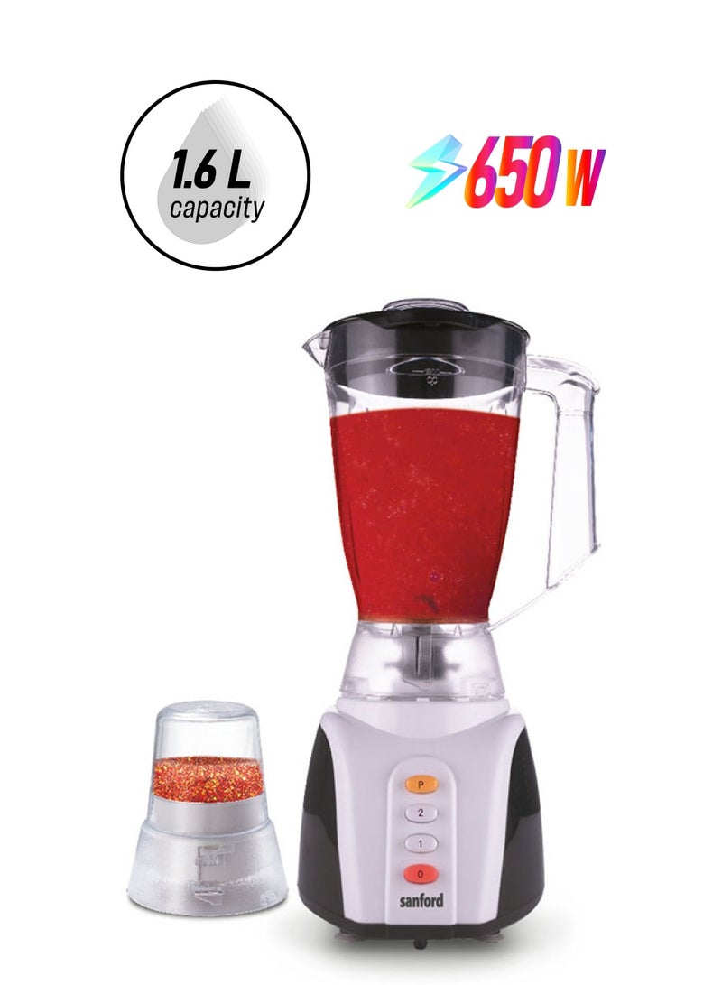 Sanford - SANFORD 2 IN 1 BLENDER 650 WATTS 1.6 LITRE 1.6 L 650 W SF6842BR BS Multicolour - Image 1