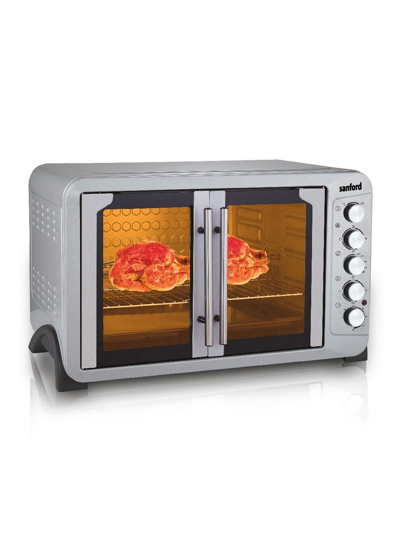 Sanford SANFORD DOUBLE DOOR ELECTRIC OVEN 100.0 LITRE 2800W 100 L 2800 W SF5611EO 100L BS Black  - Image 3