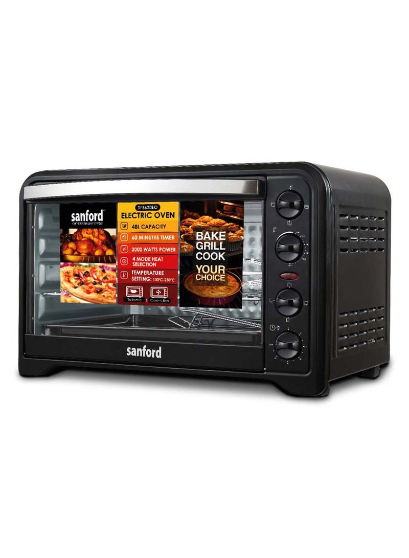 SANFORD ELECTRIC OVEN 48.0 LITRE 2000 WATTS 48 L 2000 W SF5620EO BS Black - pnsku/N70009127V/45/_/1697215465/76a6b4c1-8d38-49dc-bb7e-8112852de999