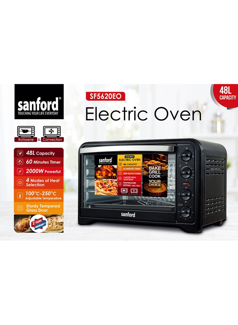 SANFORD ELECTRIC OVEN 48.0 LITRE 2000 WATTS 48 L 2000 W SF5620EO BS Black - pnsku/N70009127V/45/_/1697215532/7162ed27-16c1-478a-a2ed-a9b5fd32b7a4