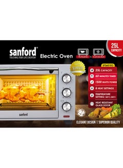 Sanford SANFORD ELECTRIC OVEN 25.0 LITRE 1380 WATTS 25 L 1500 W SF3601EO BS Multicolour  - Image 4