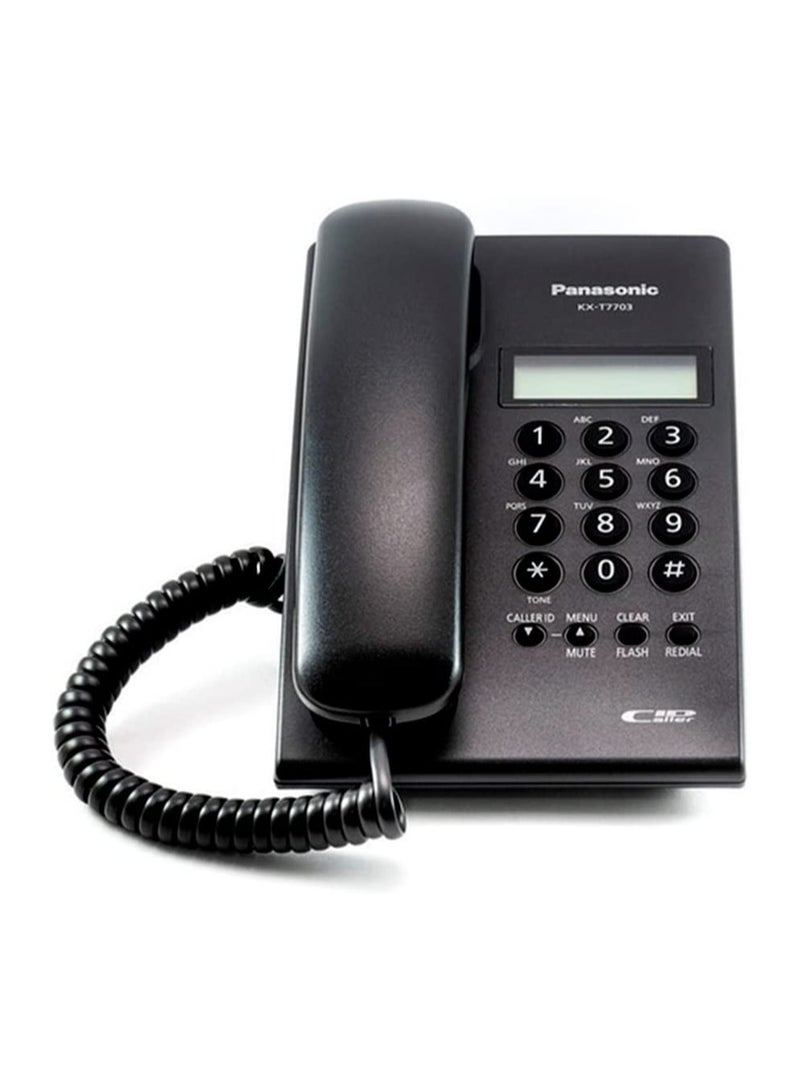 Panasonic KX-T7703X-B Caller ID Display Phone Black - Image 3