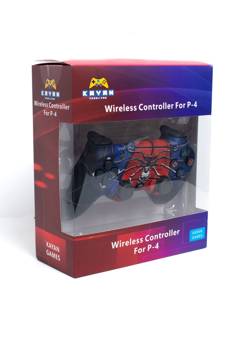 كايان - Wireless Controller For Playstation 4 Limited Edition Spidy Red/Blue - Image 1