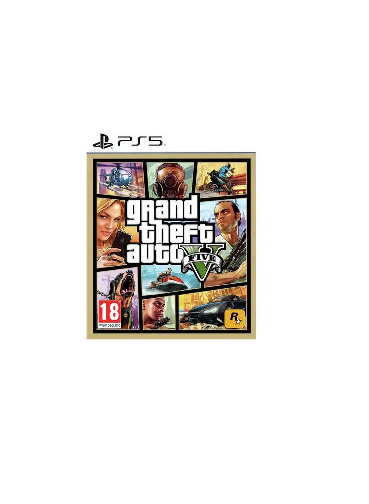 Sony - Play Station 5 Console Disc Version With 2 Controllers EA FC 24 Arabic Version And Grand Theft Auto V Intel Version - Image 1