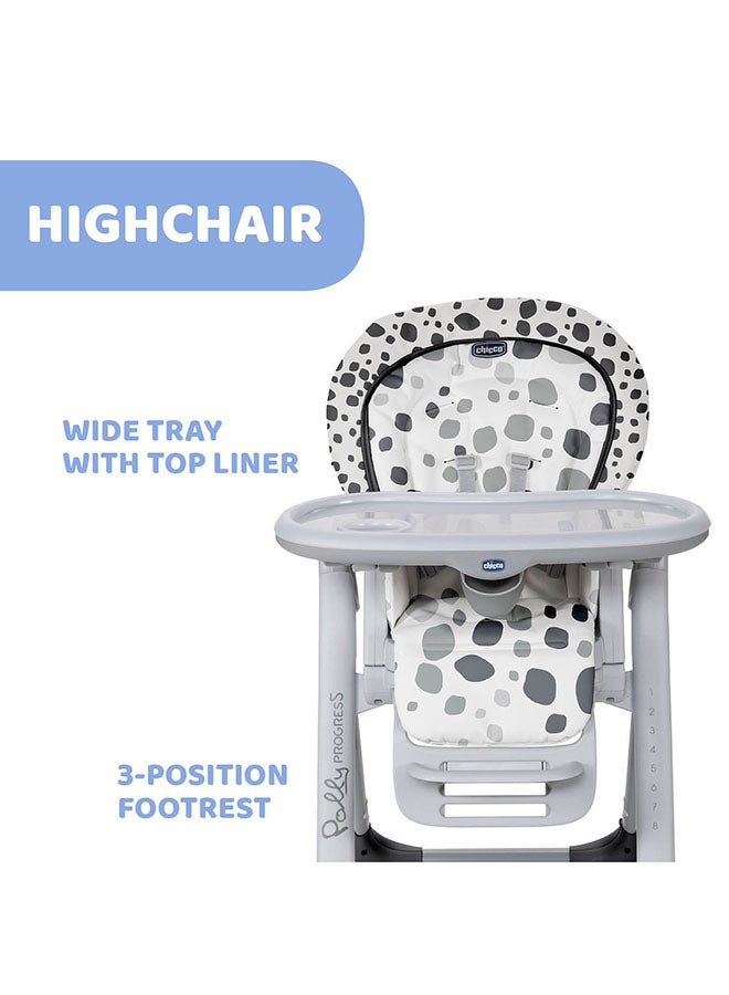 Chicco - Polly Progres5 Highchair, Dandelion - Image 1