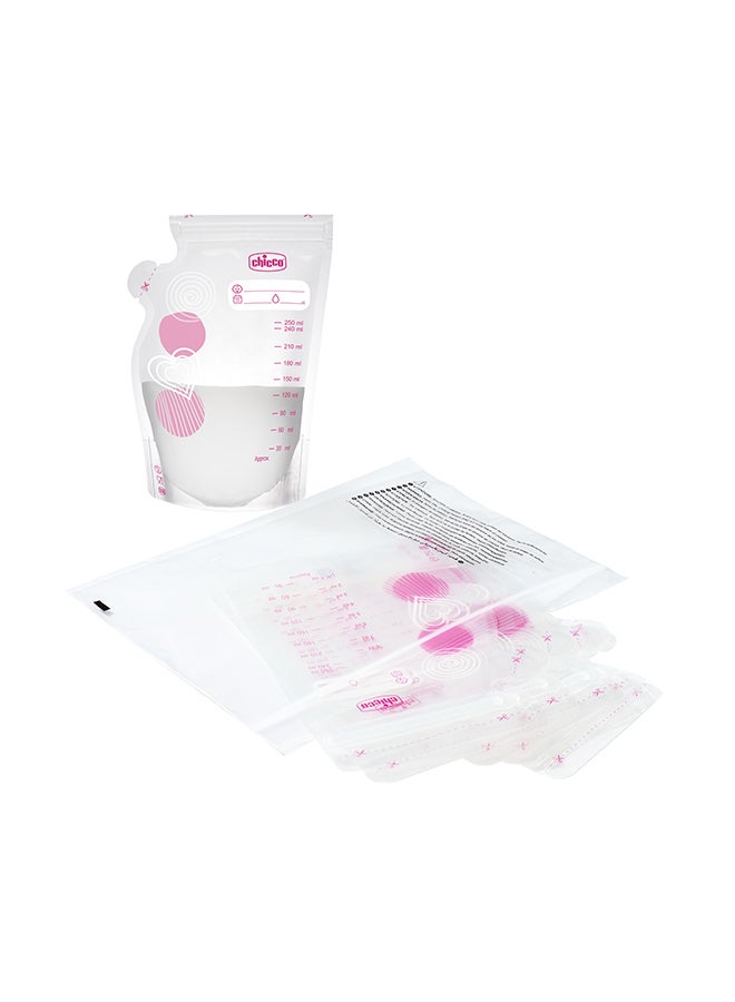 Chicco 30 Pieces Breastmilk Storage Bags - Image 4