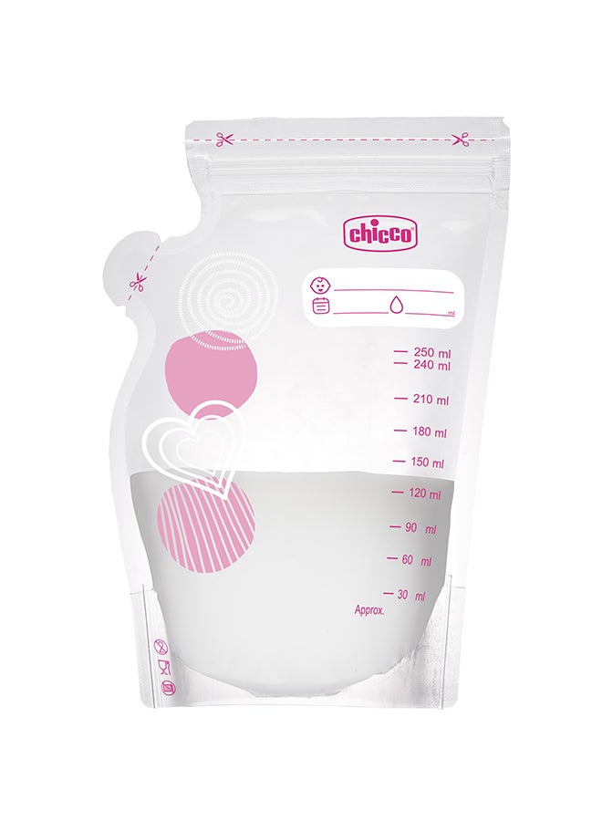 Chicco 30 Pieces Breastmilk Storage Bags - Image 5