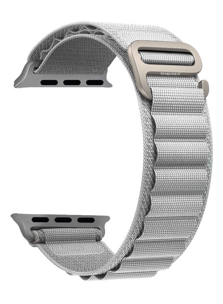 MARGOUN - 4 Packs For Apple iWatch Bands Nylon Alpine And Trail Bands Compatible With Apple iWatch For Men Women Replacement Strap 49Mm 45Mm 44Mm 42Mm For iWatch Series Ultra/8/7/6/5/4/3/2/1/SE Multicolour - Image 1