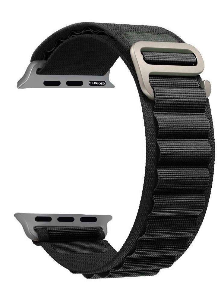 MARGOUN - 4 Packs For Apple iWatch Bands Nylon Alpine And Trail Bands Compatible With Apple iWatch For Men Women Replacement Strap 49Mm 45Mm 44Mm 42Mm For iWatch Series Ultra/8/7/6/5/4/3/2/1/SE Multicolour - Image 1