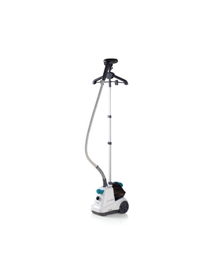 Ariete - Vertical Ironer With Telescopic Aluminum Rod. Stainless Steel Plate. 4 Levels Of Steam Intensity. Continuous Steam 45 G / Min. Removable And Refillable Tank. 3 L 2200 W 6248 White - Image 1