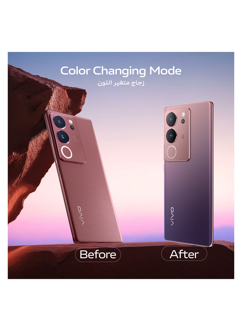 vivo - V29 5G Velvet Red, Color Changing, 12GB+8GB RAM 256GB, Portrait Master - Image 1