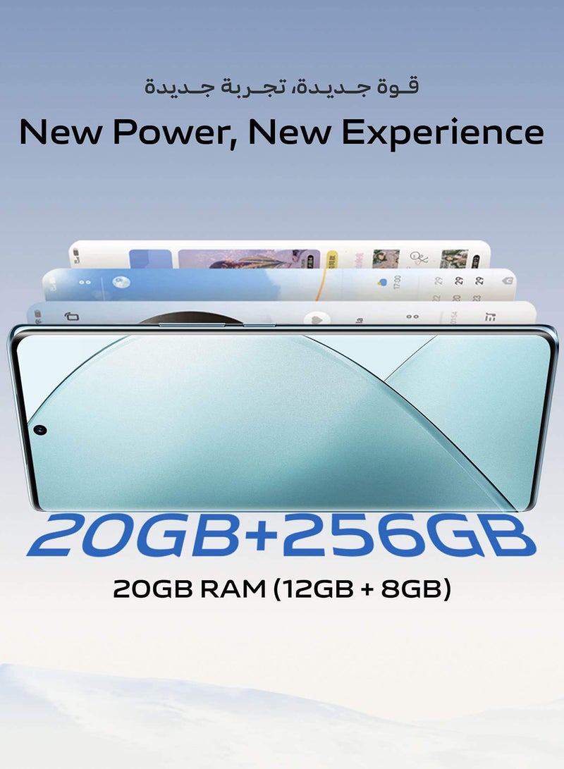 V29 5G Peak Blue، تأثير جسيمات ثلاثي الأبعاد مع زجاج، 12 جيجا بايت + 8 جيجا بايت رام 256 جيجا بايت، بورتريه ماستر - مع سماعات أذن هدايا، سوار لياقة ذكي واستبدال الشاشة لمدة 6 أشهر