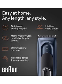 BRAUN Hair Clipper Series 5 With 17 Lenght Settings  - Image 3