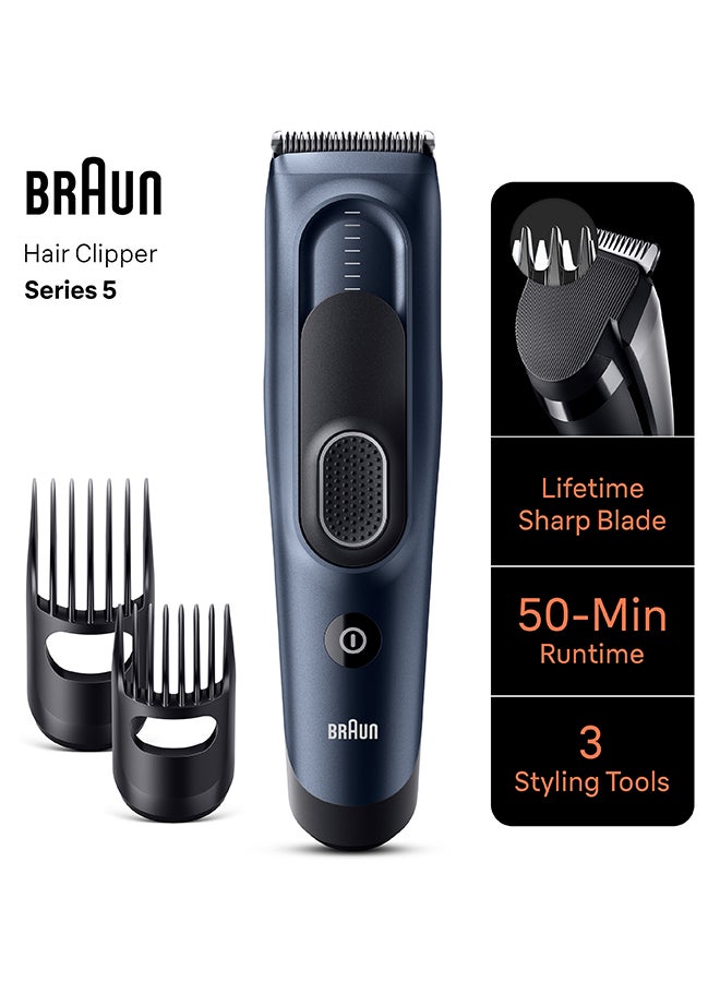 براون ماكينة قص الشعر السلسلة الخامسة مع 17 إعدادات للطول - Image 4