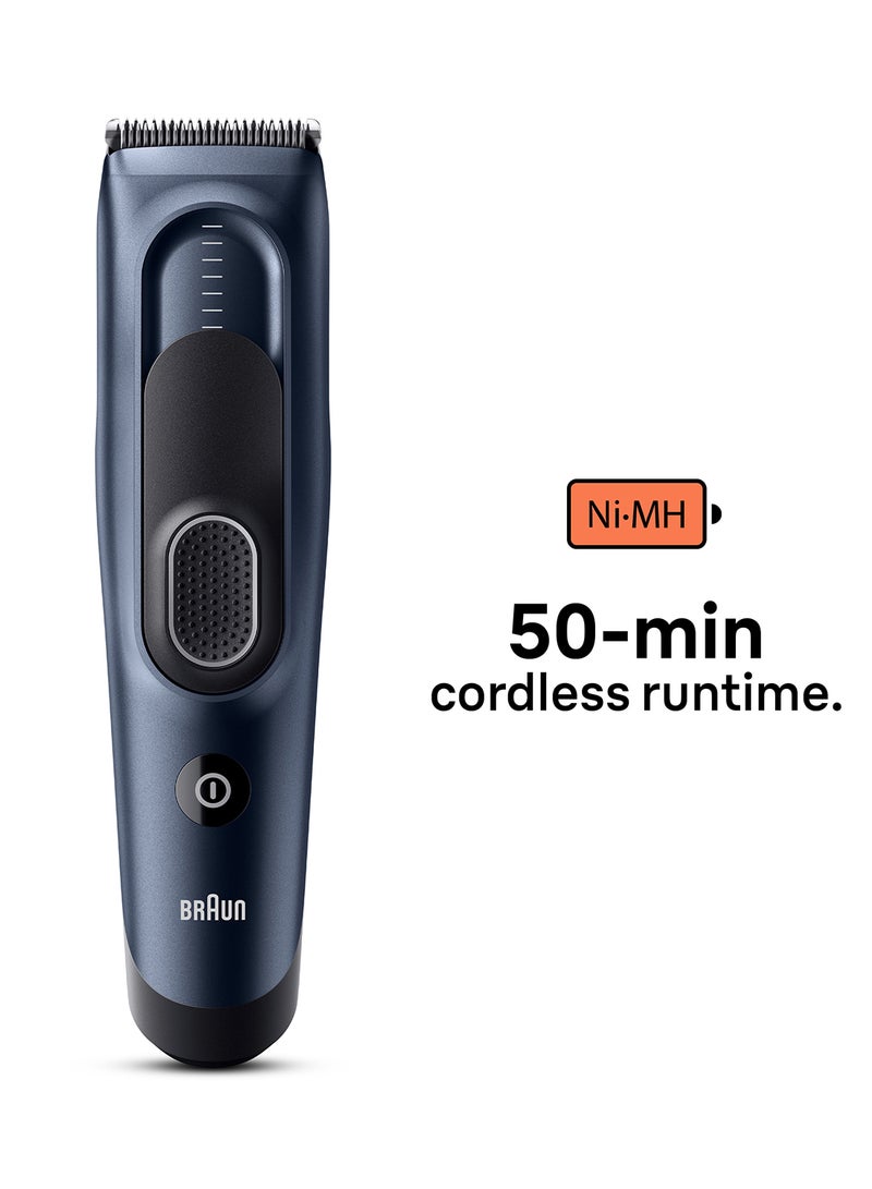 Braun Hair Clippers Series 5 5350, Hair Clippers for Men with 17 Length Settings HC5350 - Black - Image 3