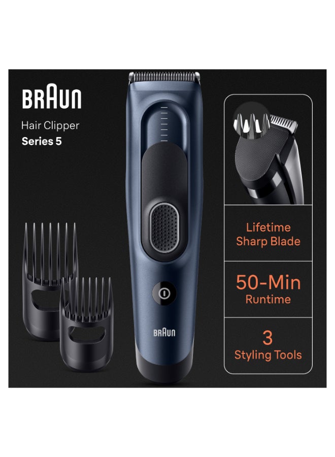 براون ماكينة قص الشعر السلسلة الخامسة مع 17 إعدادات للطول - Image 3