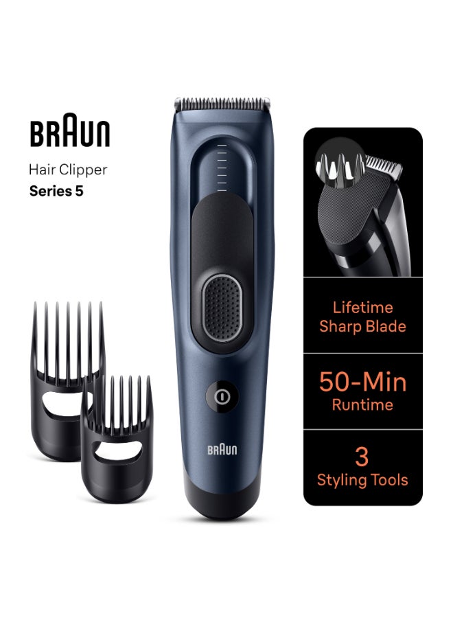 براون ماكينة قص الشعر السلسلة الخامسة مع 17 إعدادات للطول - Image 4