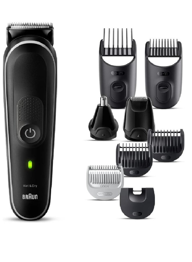 BRAUN - Series 5 Men's 9-in-1 Multi-Groomer for Body, Hair, Ear and Nose - Image 1