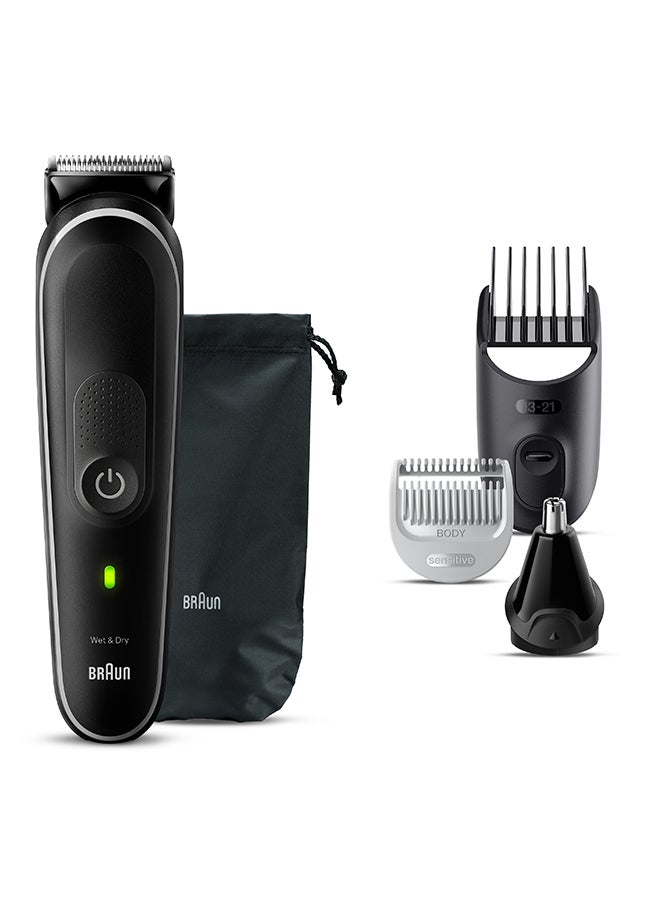 براون ماكينة الحلاقة المتعددة 9 في 1 للرجال من السلسلة الخامسة للجسم والشعر والأذن والأنف - Image 3