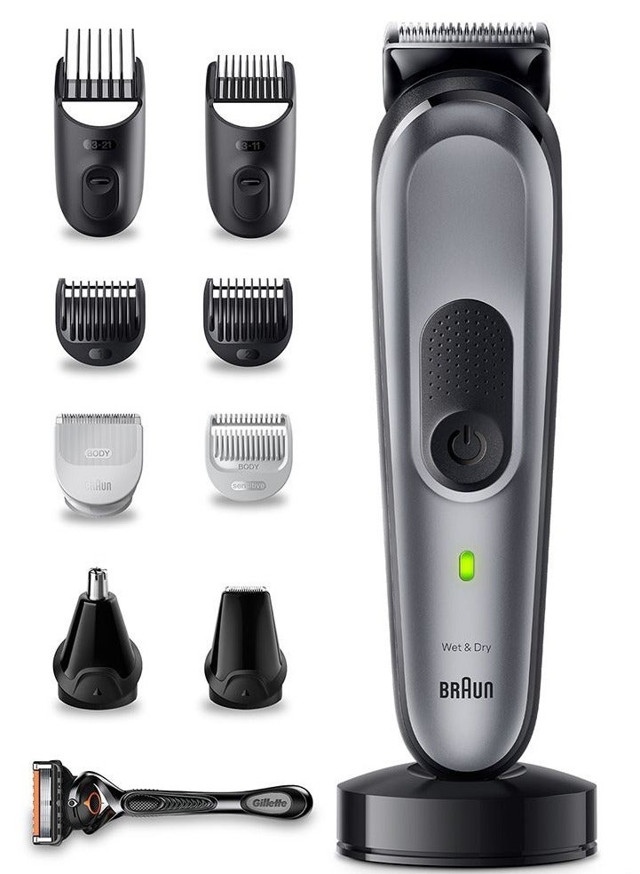 BRAUN Series 7 10-in-1 Body Grooming Kit for Hair, Beard, Ear, Nose and Body - Image 4