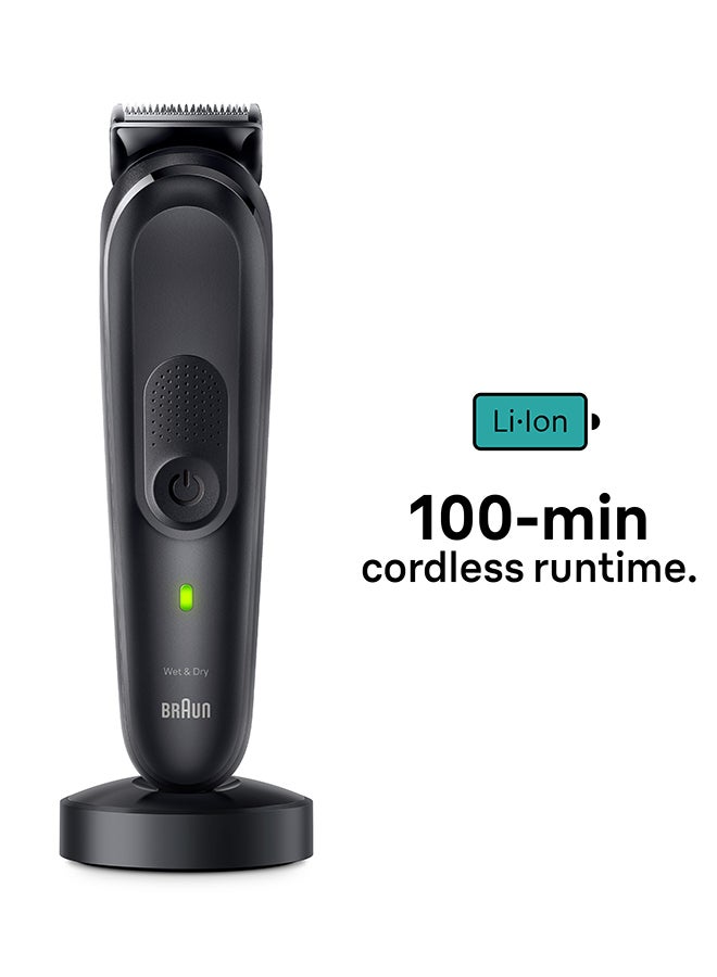 براون مجموعة العناية بالجسم بالكامل 17 في 1 الكل في واحد من السلسلة 7 مقاومة للماء مع حقيبة سفر ممتازة وحامل شحن - Image 5