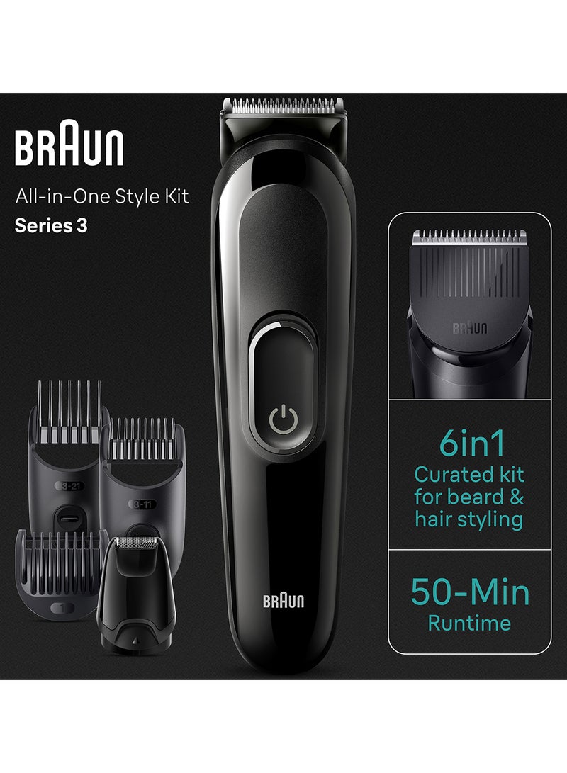 براون مجموعة أدوات التشذيب 6 في 1 من السلسلة 3 للحية والشعر - Image 4