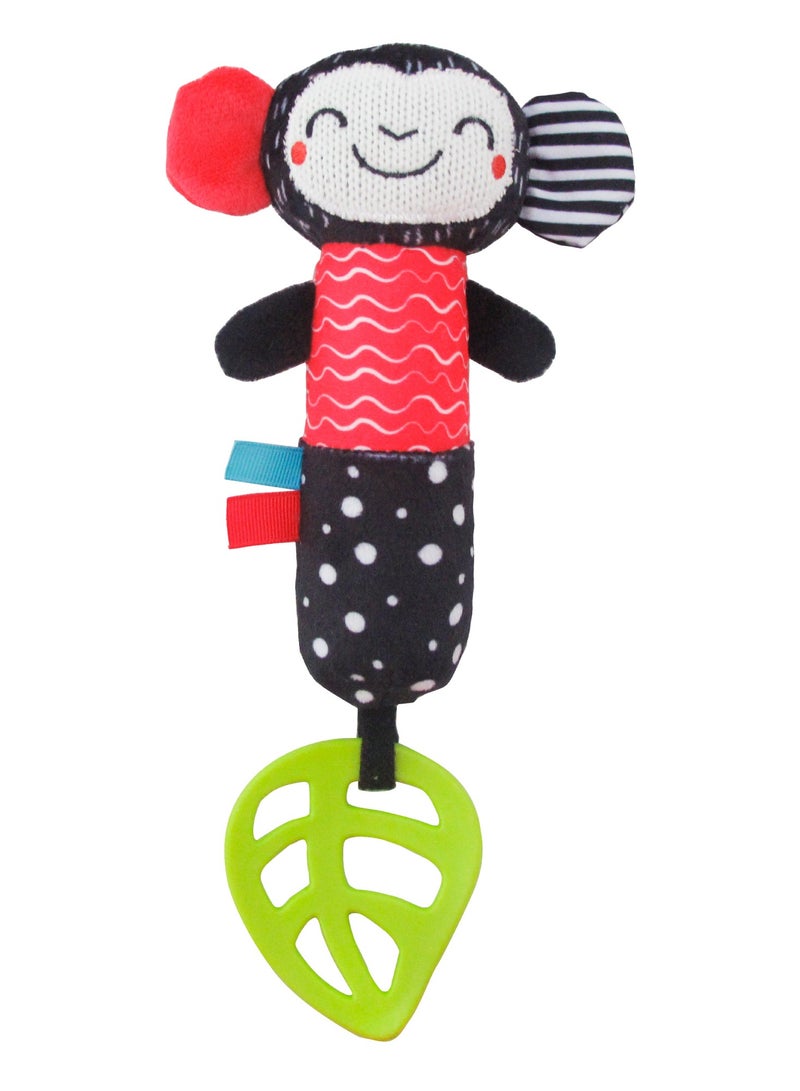 Moon Soft Rattle Plush Toy For 6 Months And Above - Monkey - Image 1