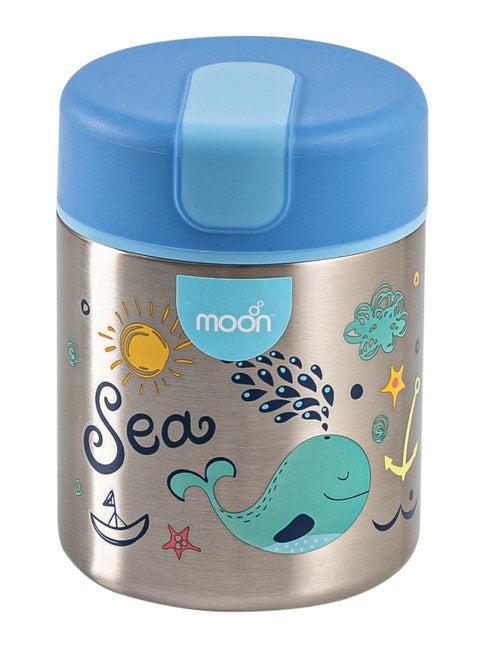 Double Wall SS Food Jar - Blue